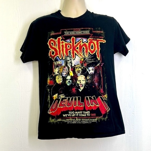 SlipKnot - The Devil In One SlipKnot Graphic Metal Short Sleeve T Shirt Medium - Picture 2 of 10